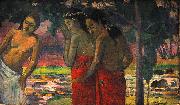 Paul Gauguin Three Tahitian Women painting
